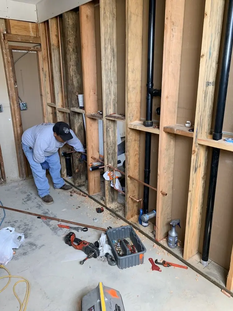 Commercial rough-in plumbing for Water Heater Replacement in Gilroy